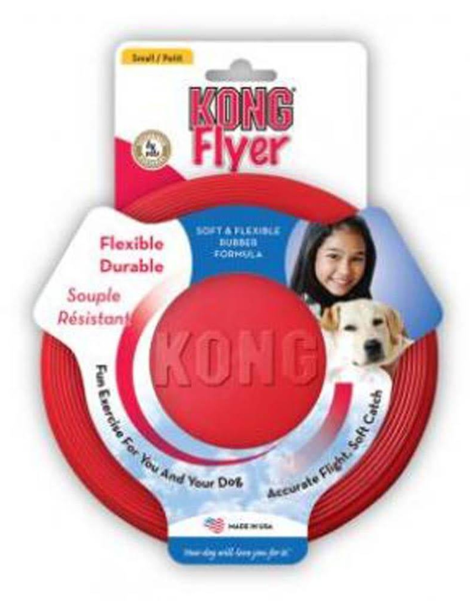 KONG COMPANY Kong Flyer Dog Toy Red