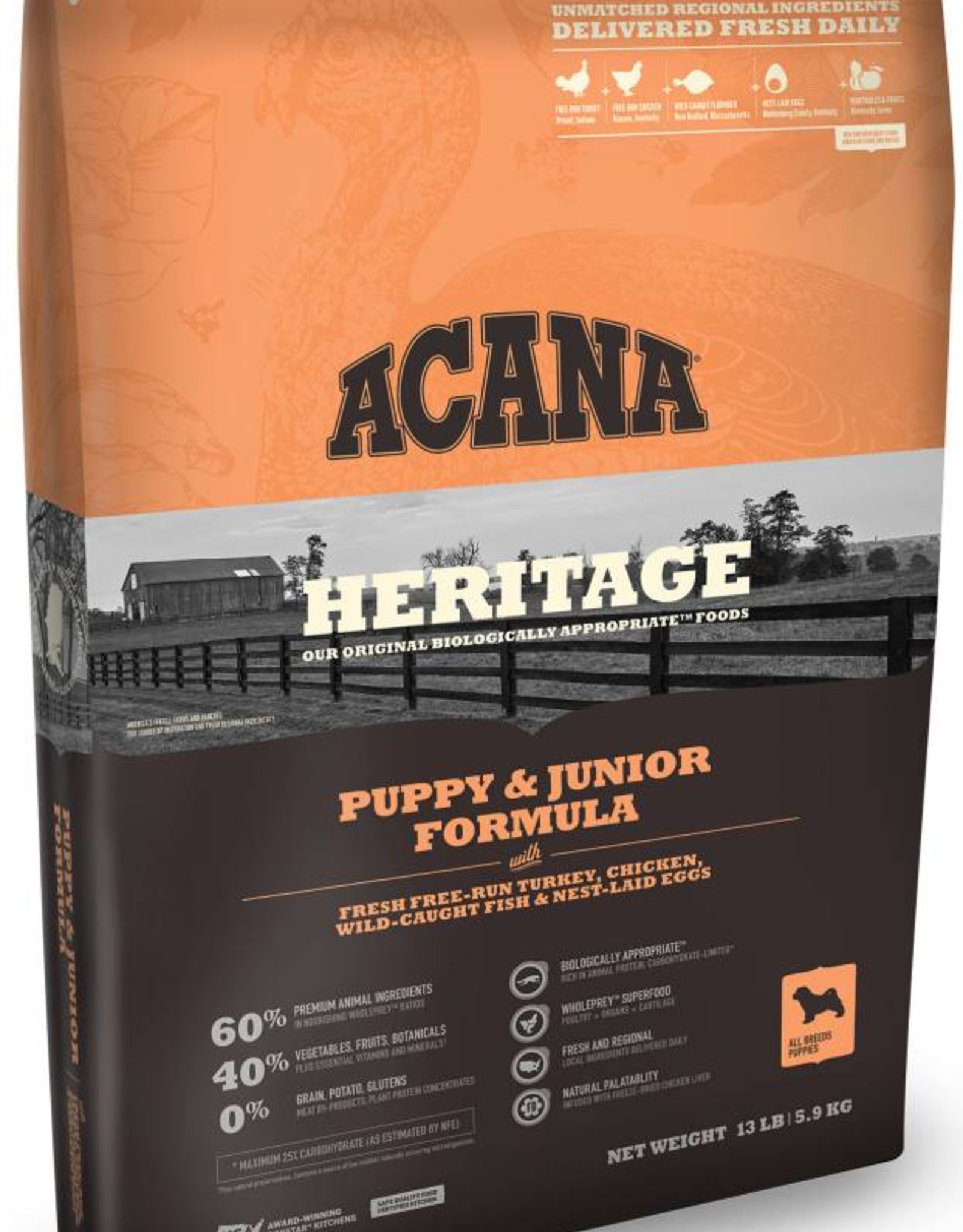 ACANA Puppy & Junior 25# KY