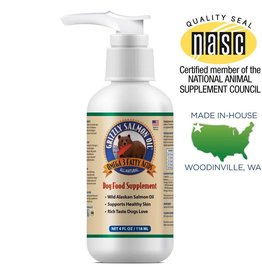 Grizzly Pet Products Grizzly Salmon Oil Dogs 4oz