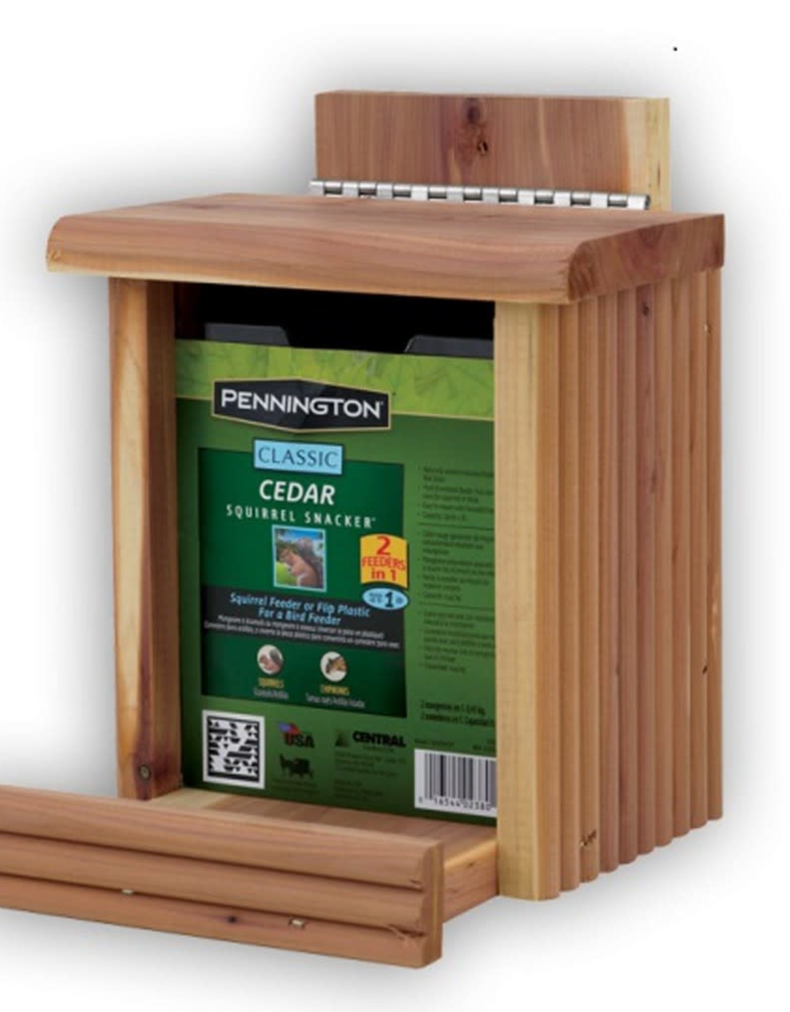 Pennington Cedar Squirrel Snacker® Squirrel or Bird Feeder