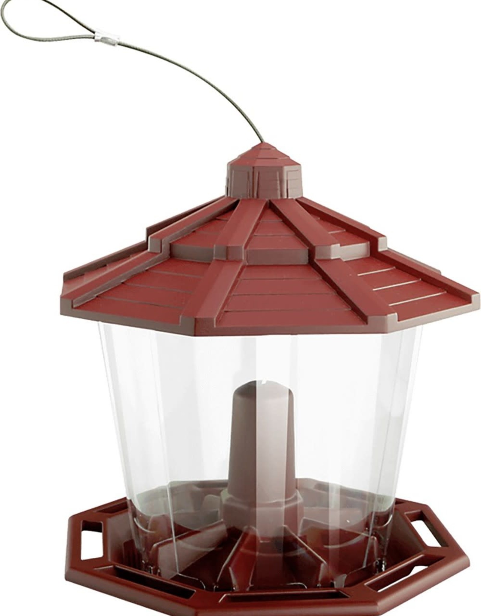 Pennington Pennington Earth Smart Recycled Ecozebo Bird Feeder Red 10lb
