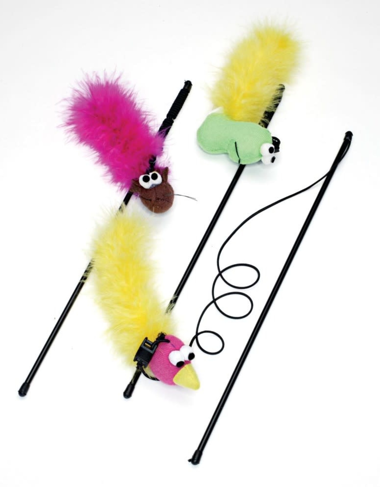 ETHICAL PRODUCT INC. Feather Boa Teaser Wand with Catnip cat toy