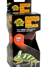 ZOO MED LABORATORIES ZML BULB Reptile NIGHTLITE Red 100W