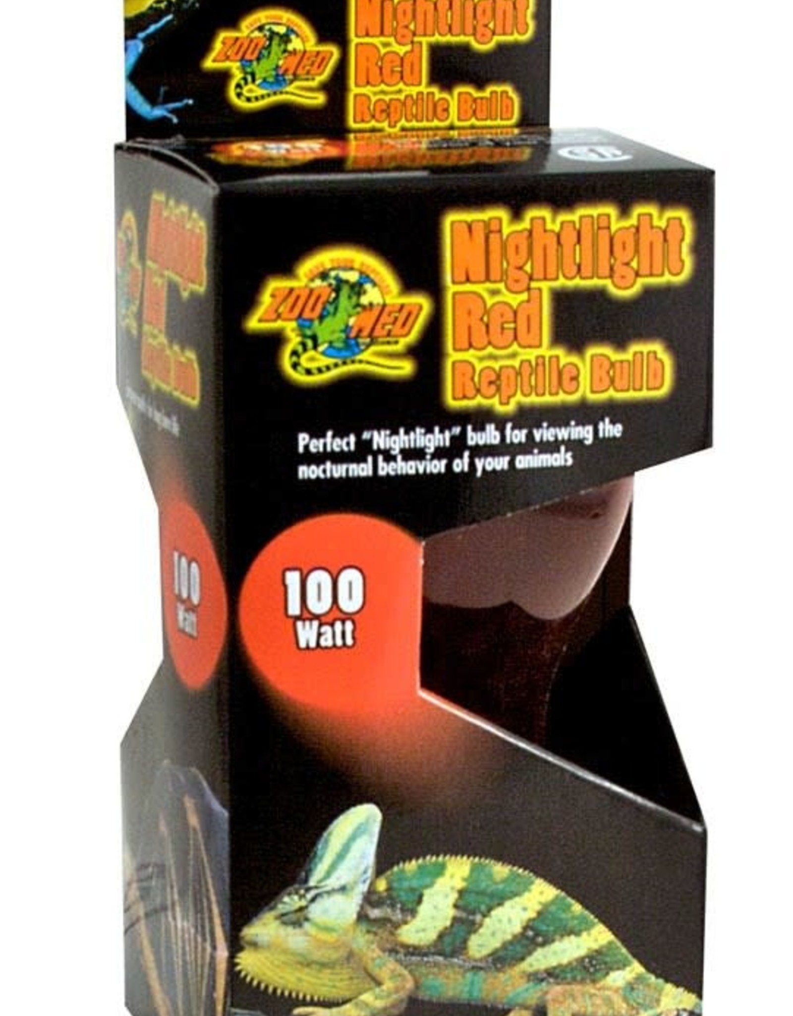 ZOO MED LABORATORIES ZML BULB Reptile NIGHTLITE Red 100W