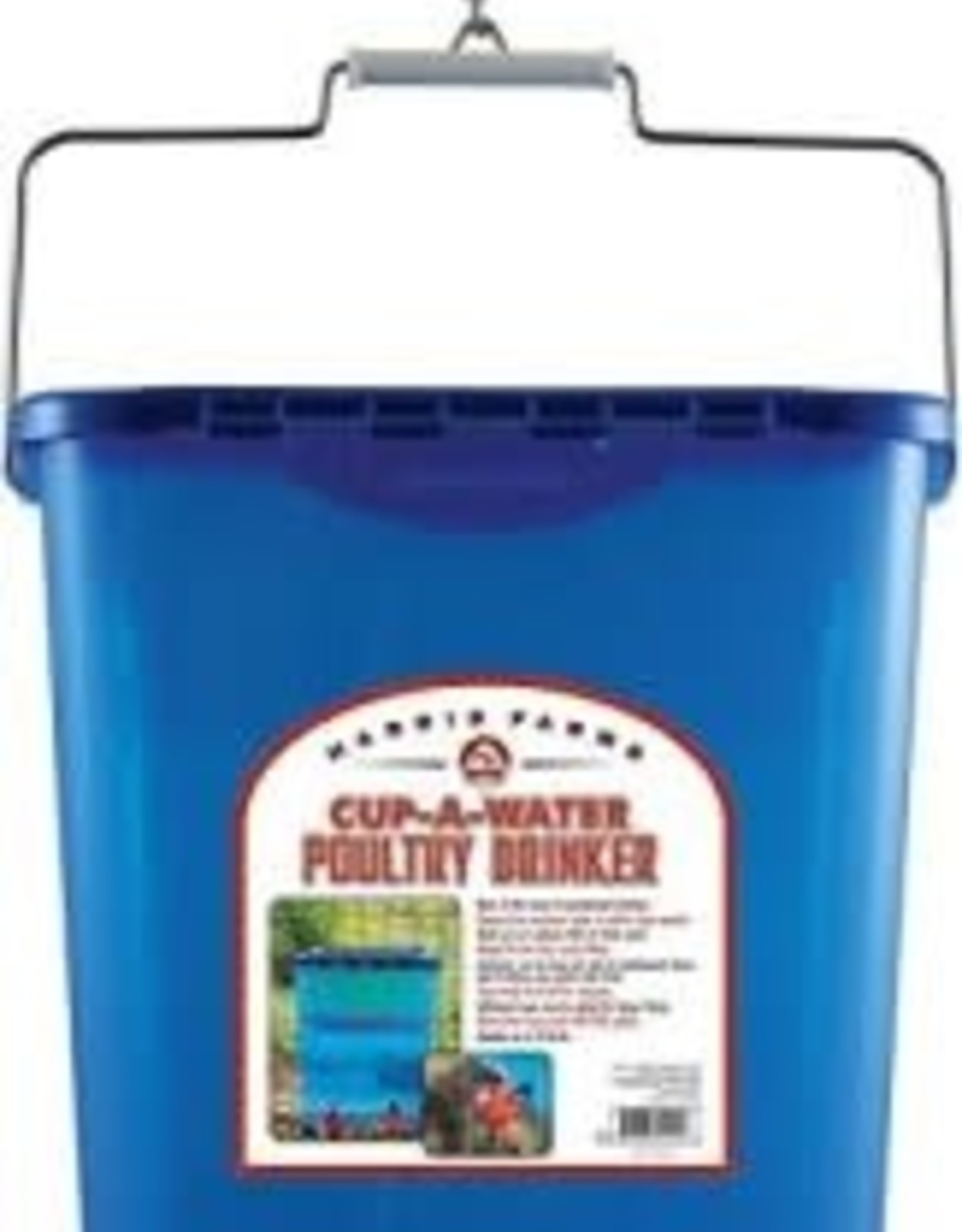 HARRIS FARM DRINKER CUP A WATER POULTRY 4gal  HARRIS FARM