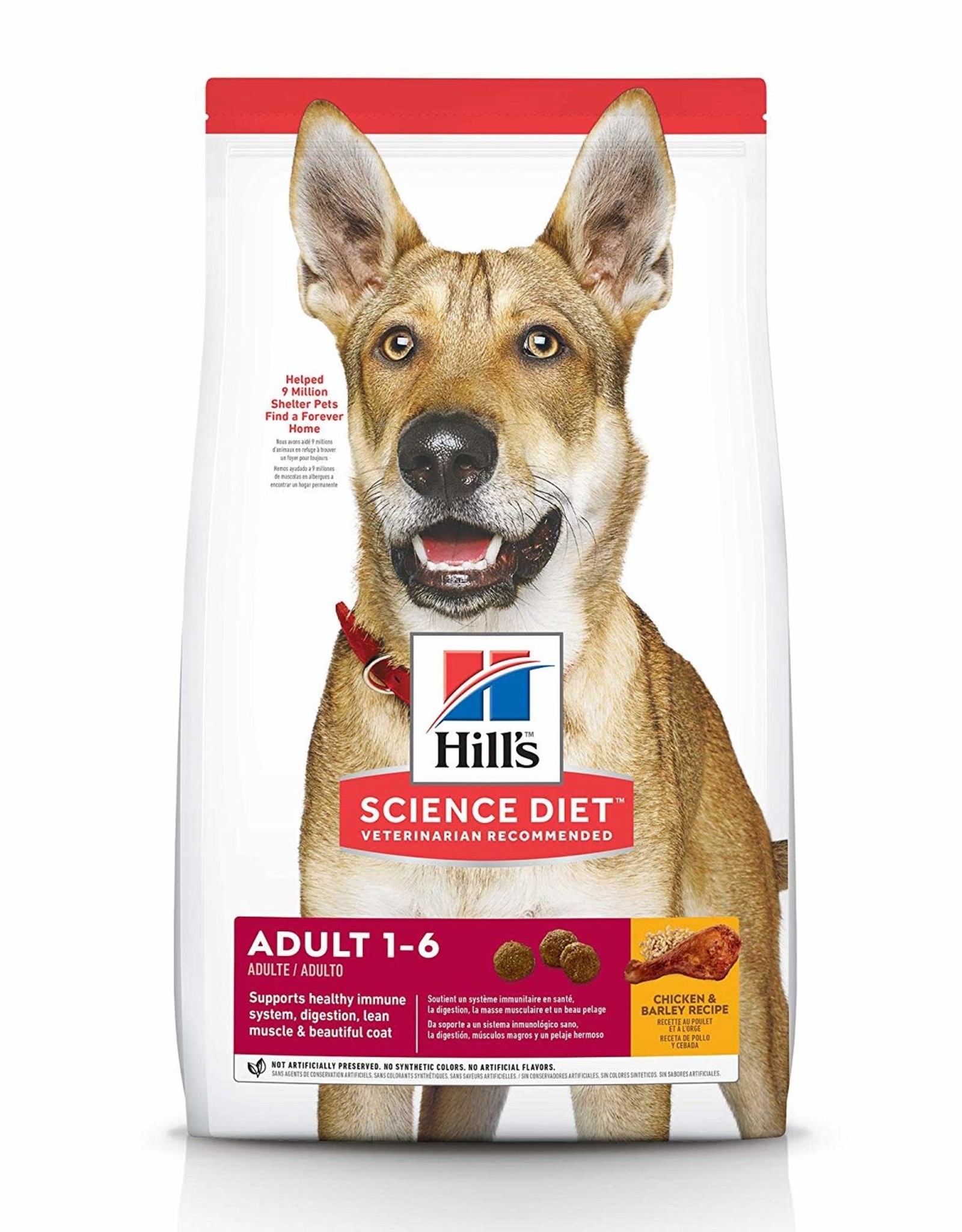 Hill's SD Canine ADULT 1-6 Chkn/Barley 15 lb. sub for 8870