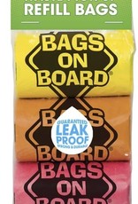 MANNA Bags on Board Waste Pick-up Bags Refill Rainbow 60 bags