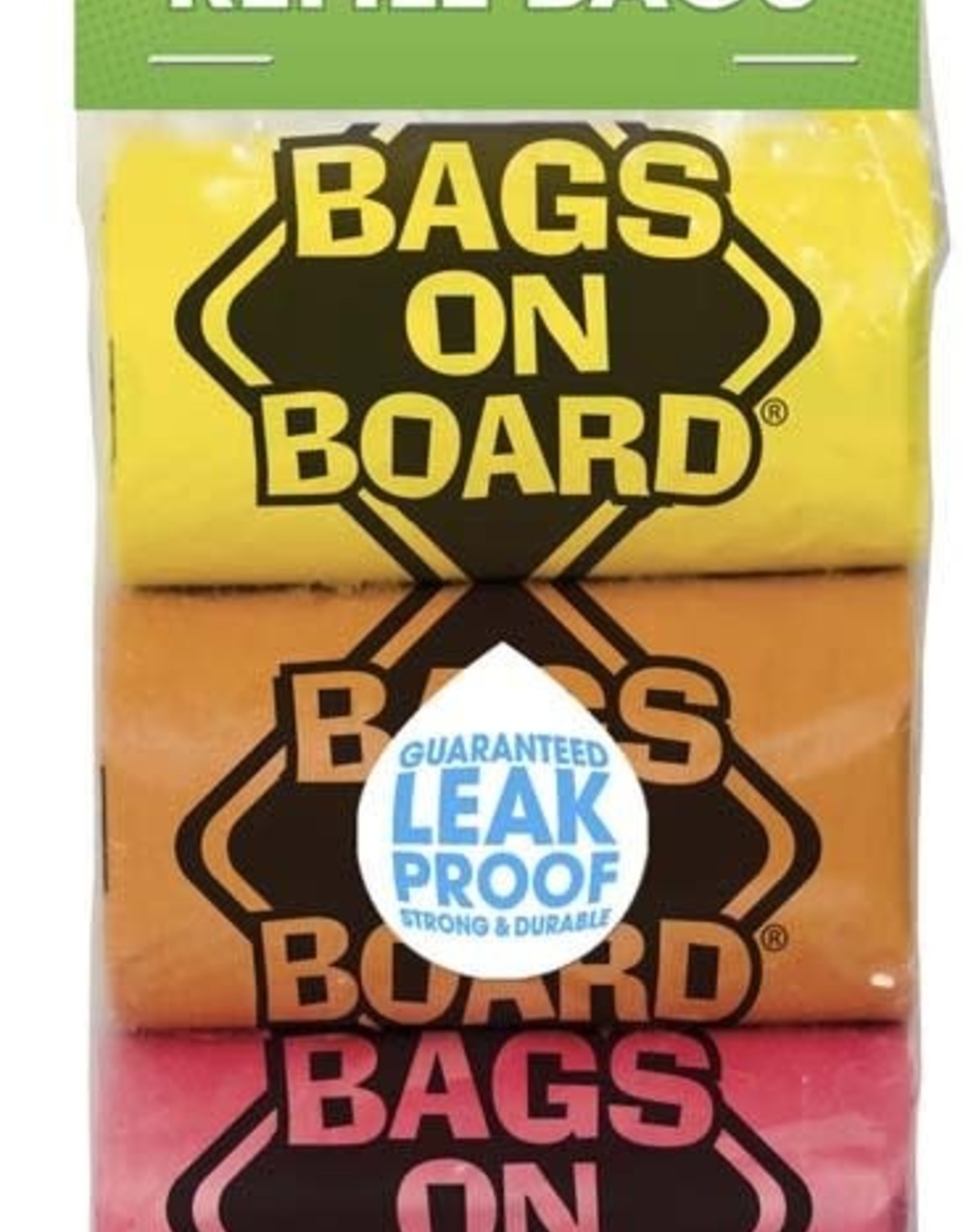 Bags on Board Bags on Board Waste Pick-up Bags Refill Rainbow 60 bags