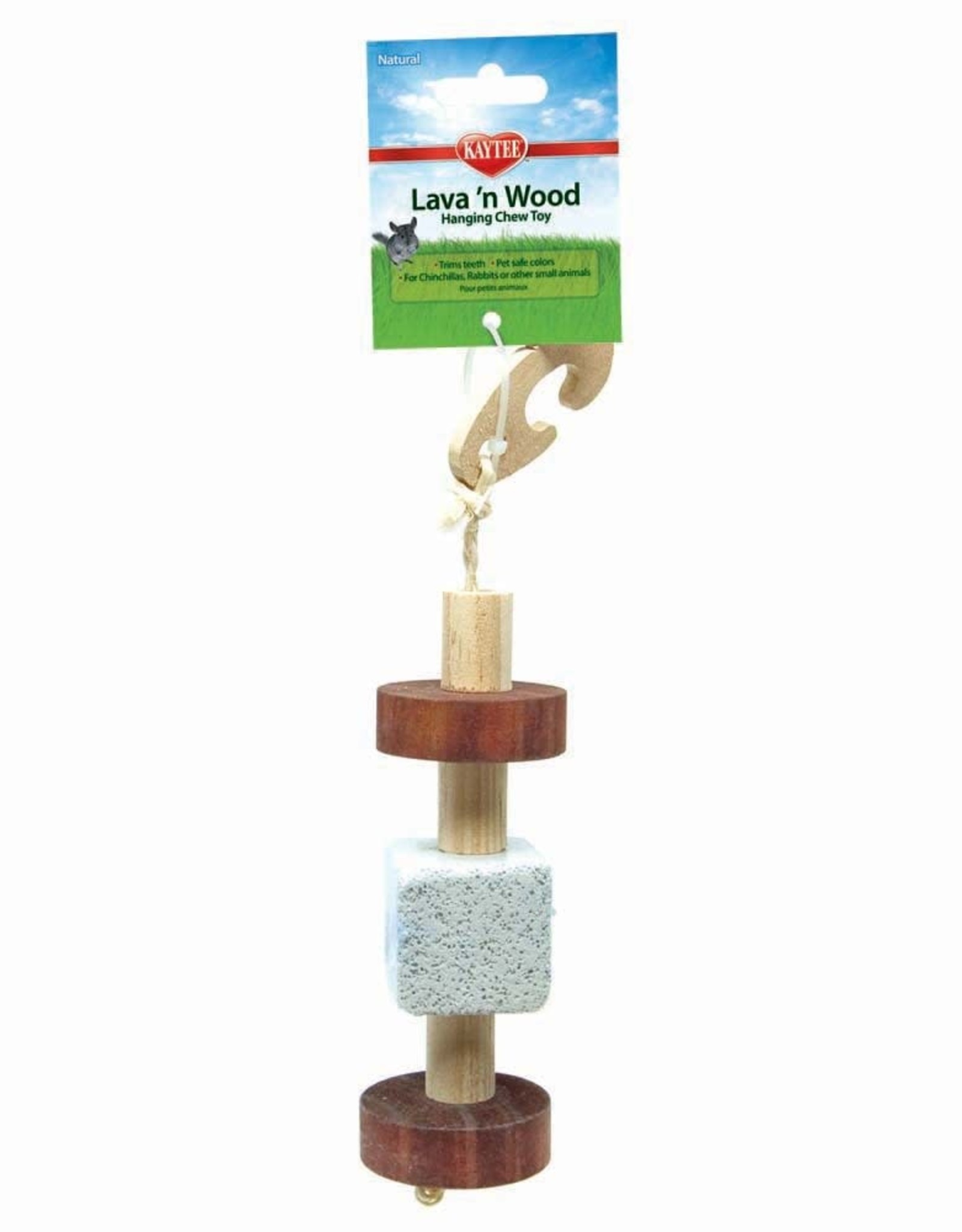 KAYTEE PRODUCTS Kaytee Natural Lava N wood Hanging Chew Toy