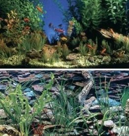 PENN-PLAX INC AQUARAMA/SHALESCAPE 19in tall-per inch Aquarium Backing