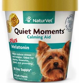 NATURVET Soft Chew Quiet Moments plus Melatonin 70CT