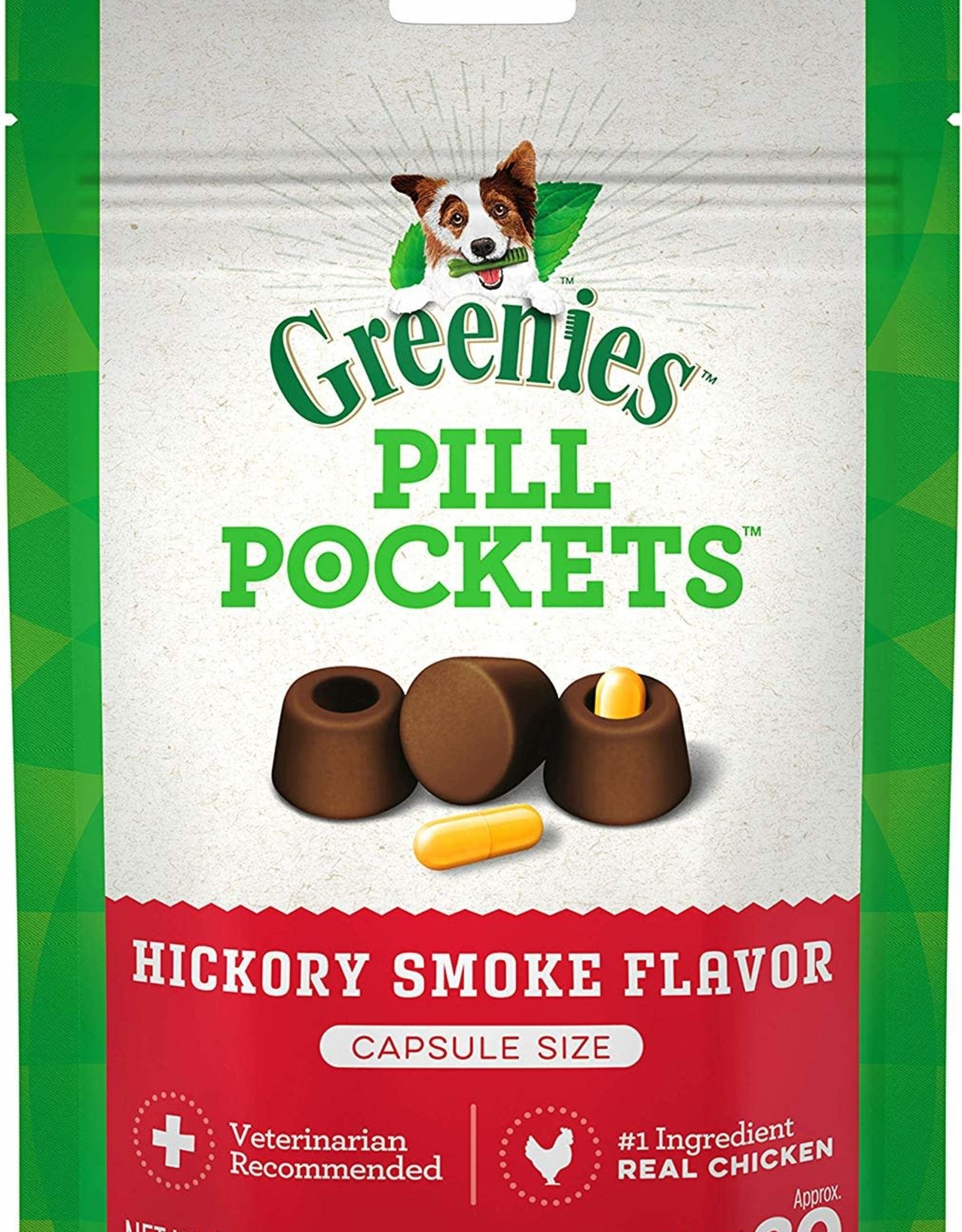 MARS PETCARE-GREENIES Greenies PILL POCKET Hick Smoke Dog 7.9oz