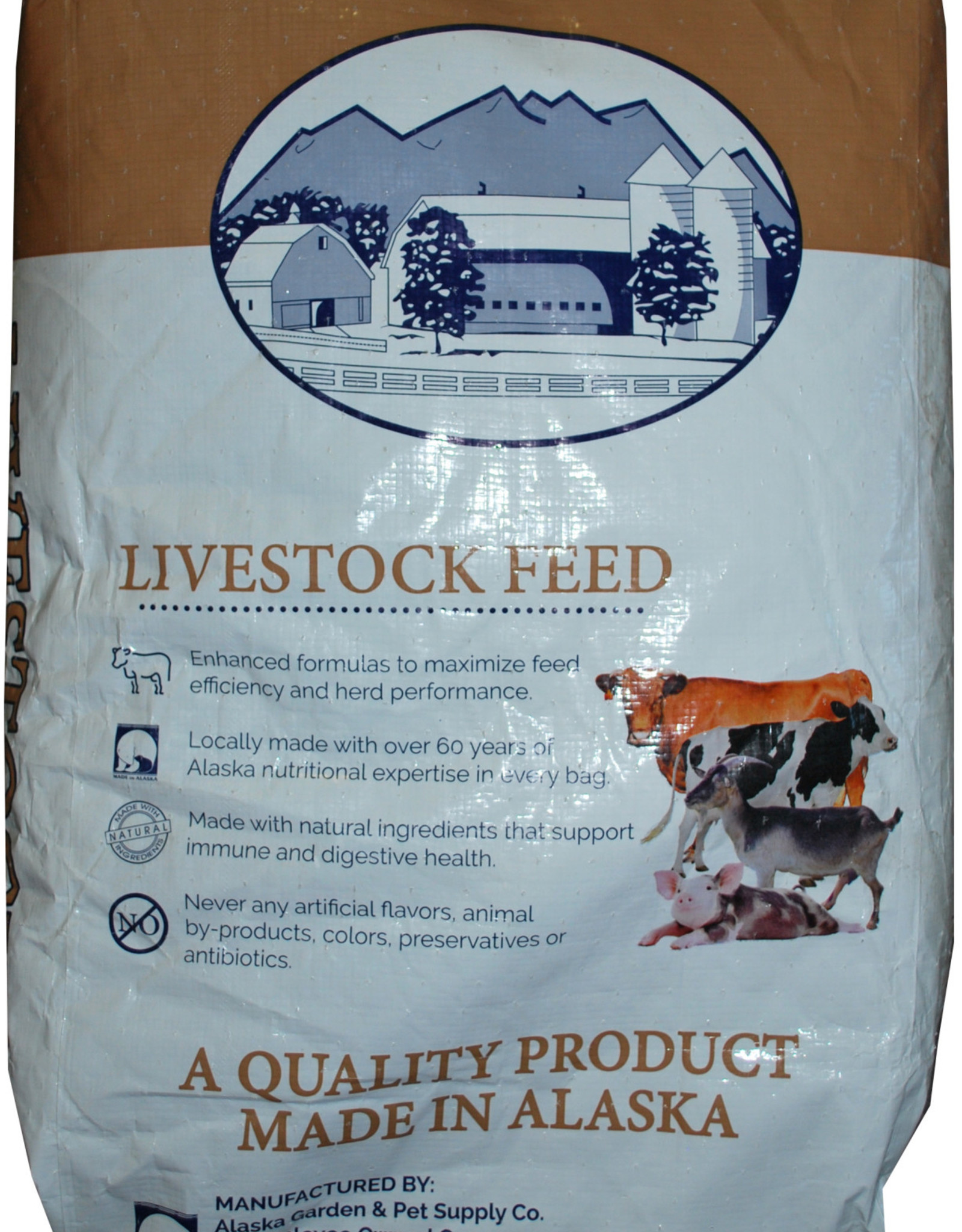 Alaska Mill and Feed Hog / Pig / Swine Starter 50lb AMF