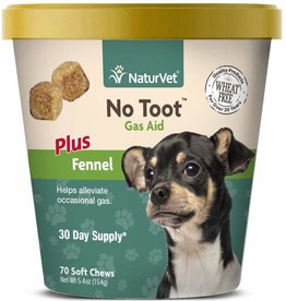 NATURVET NaturVet No Toot Gas Aid soft chew 70ct