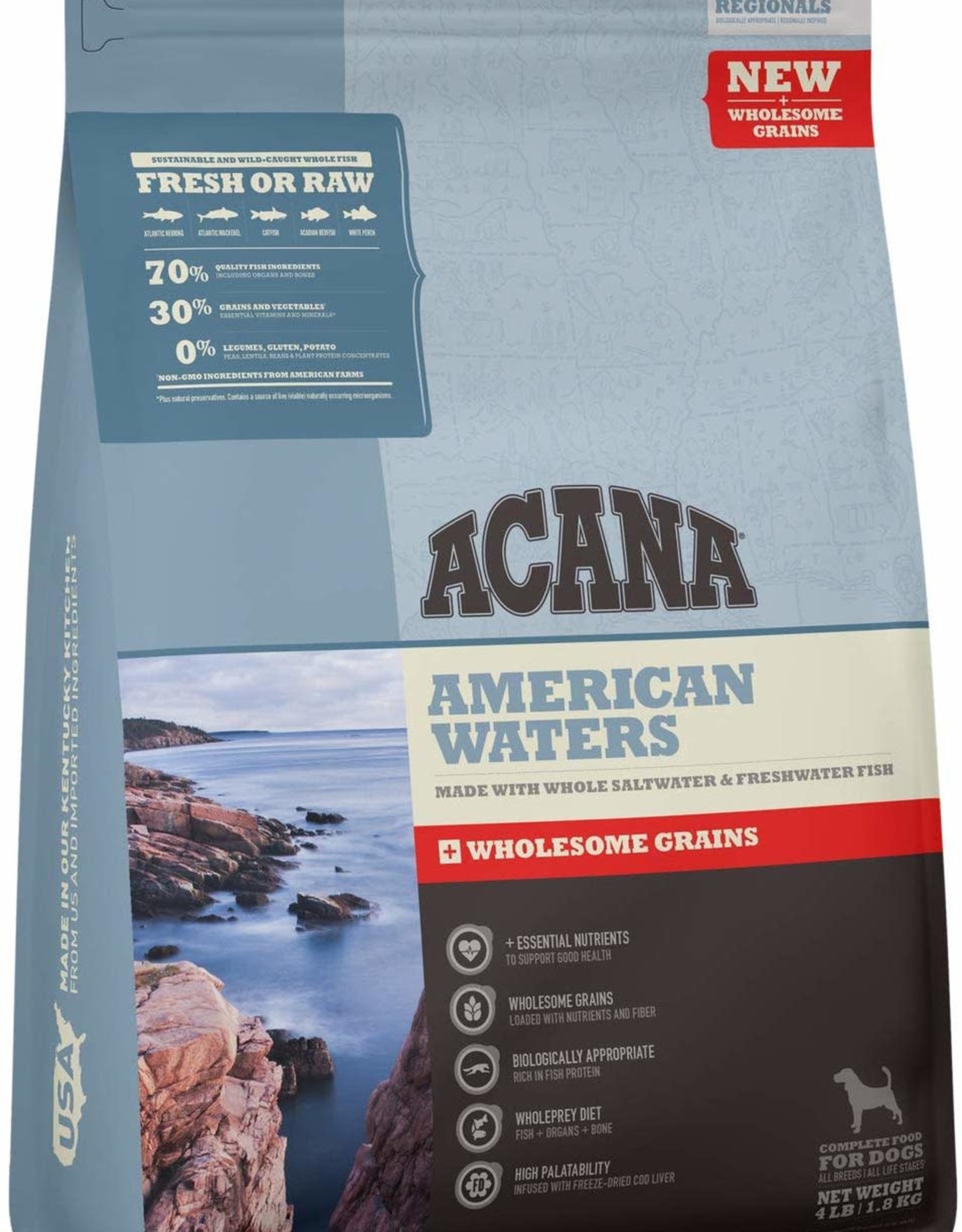 Champion Pet ACANA Regionals American Waters + Wholesome Grains, 4lb