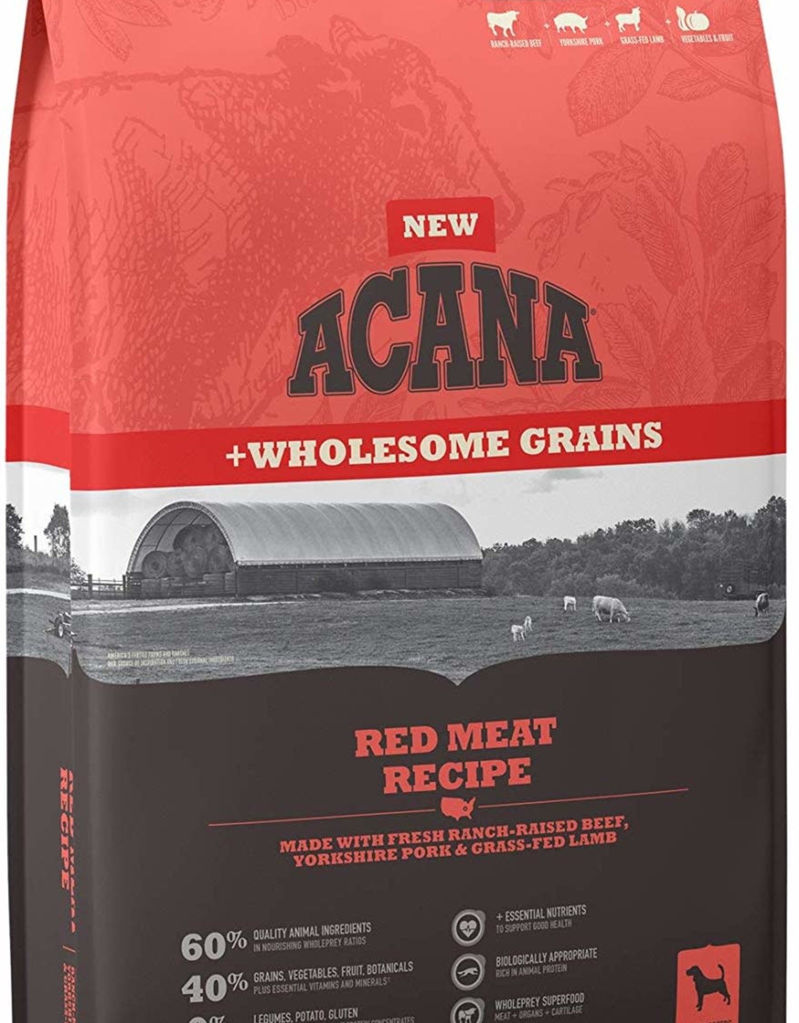 Champion Pet ACANA Red Meat + Wholesome Grains 22.5#