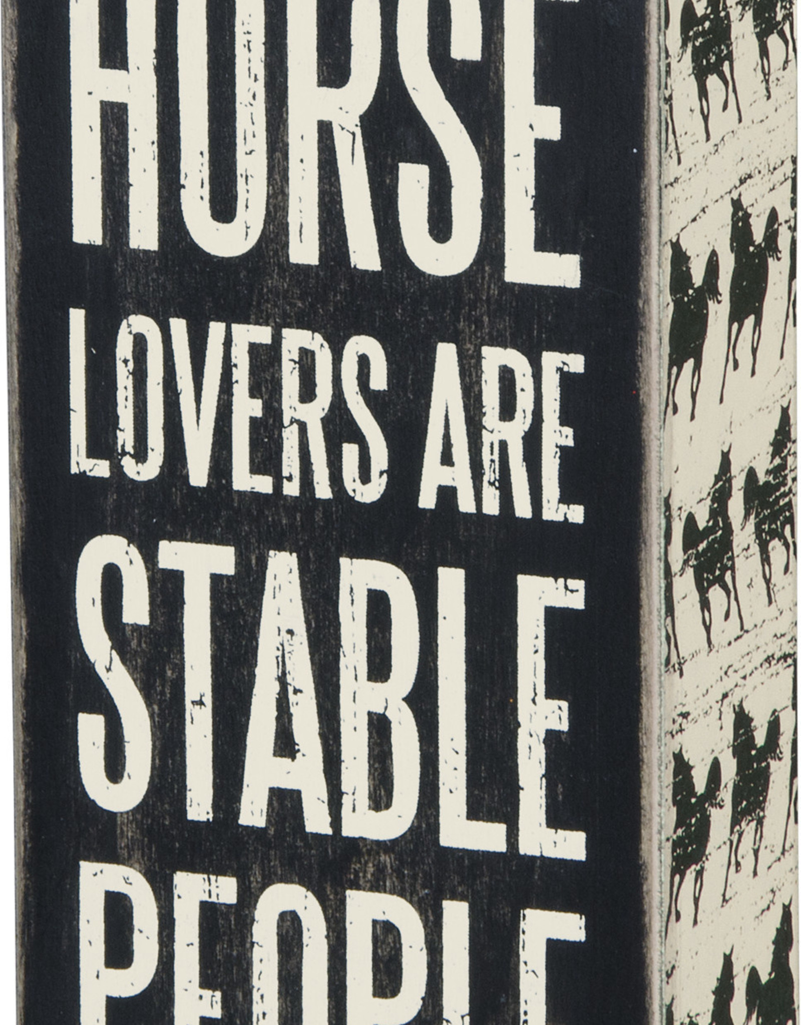 Box Sign - Horse Lovers