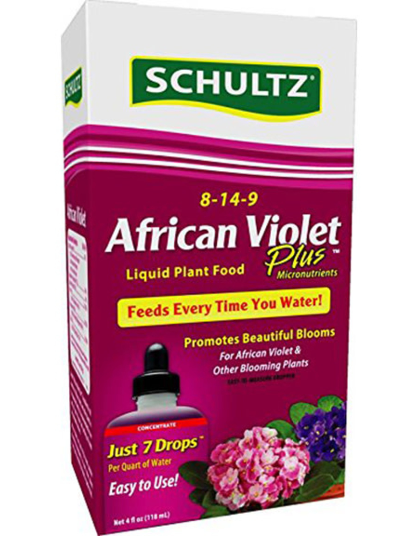 Schultz Schultz African Violet Plus Liquid Plant Food 4oz 8-14-9