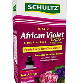 Schultz Schultz African Violet Plus Liquid Plant Food 4oz 8-14-9