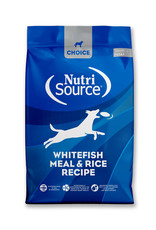Nutri Source NutriSource CHOICE Whitefish and Rice 30#