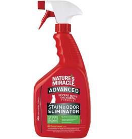 SPECTRUM BRANDS Nature's Miracle Just for Cats Advanced Stain & Odor Remover Lemon Spray 32oz