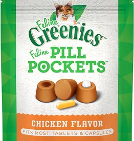 MARS PETCARE-GREENIES Greenies CAT CHICKEN PILL POCKETS 1.6 OZ