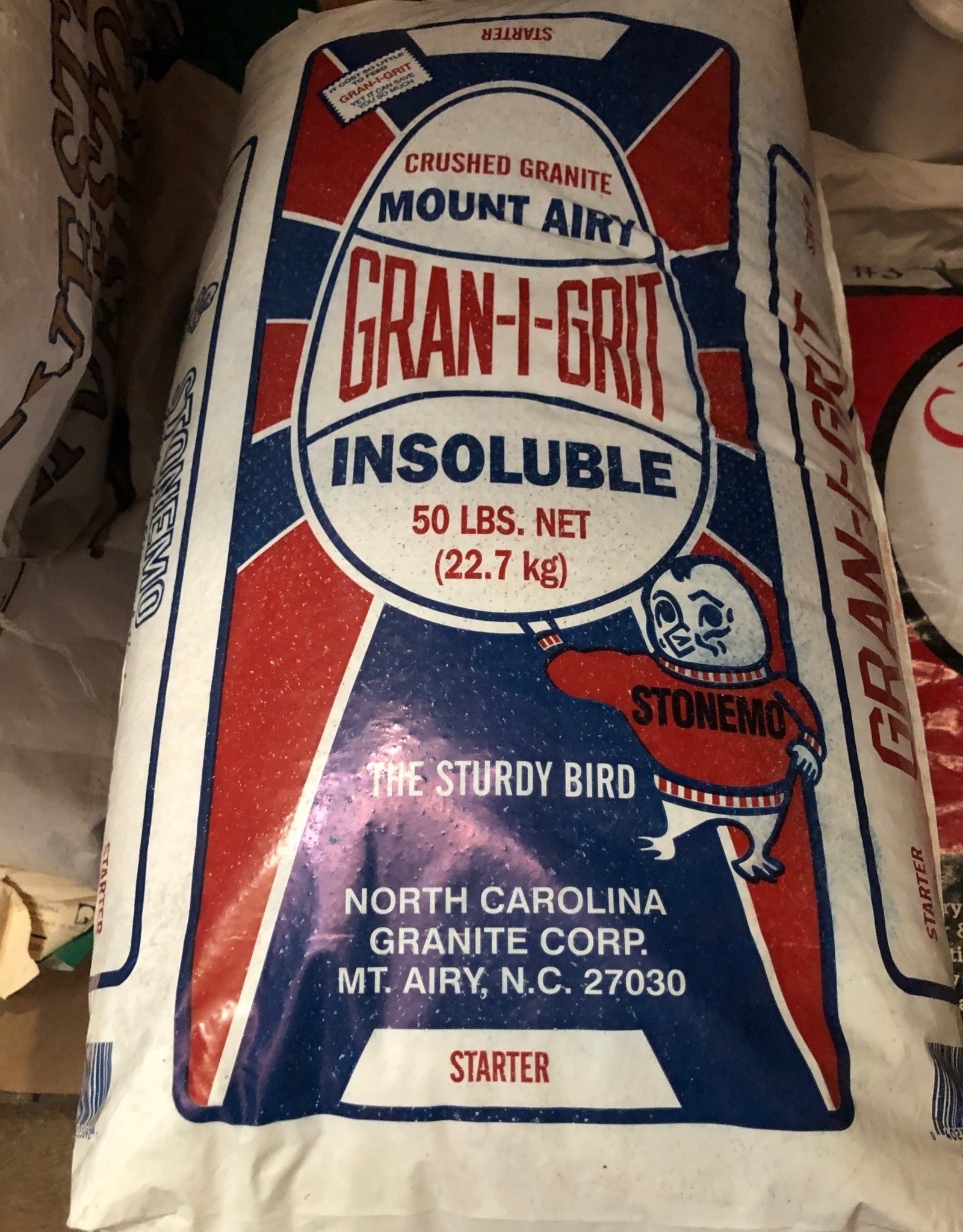 Gran I Grit Starter 50lbs SOMETIMES Cherry Stone or VERMONT #1 AMF