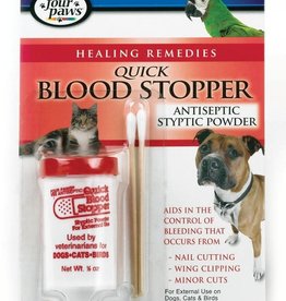 FOUR PAWS PET PRODUCTS Antiseptic Pet Blood Stopper Powder for Dogs, Cats, and Birds .5 oz
