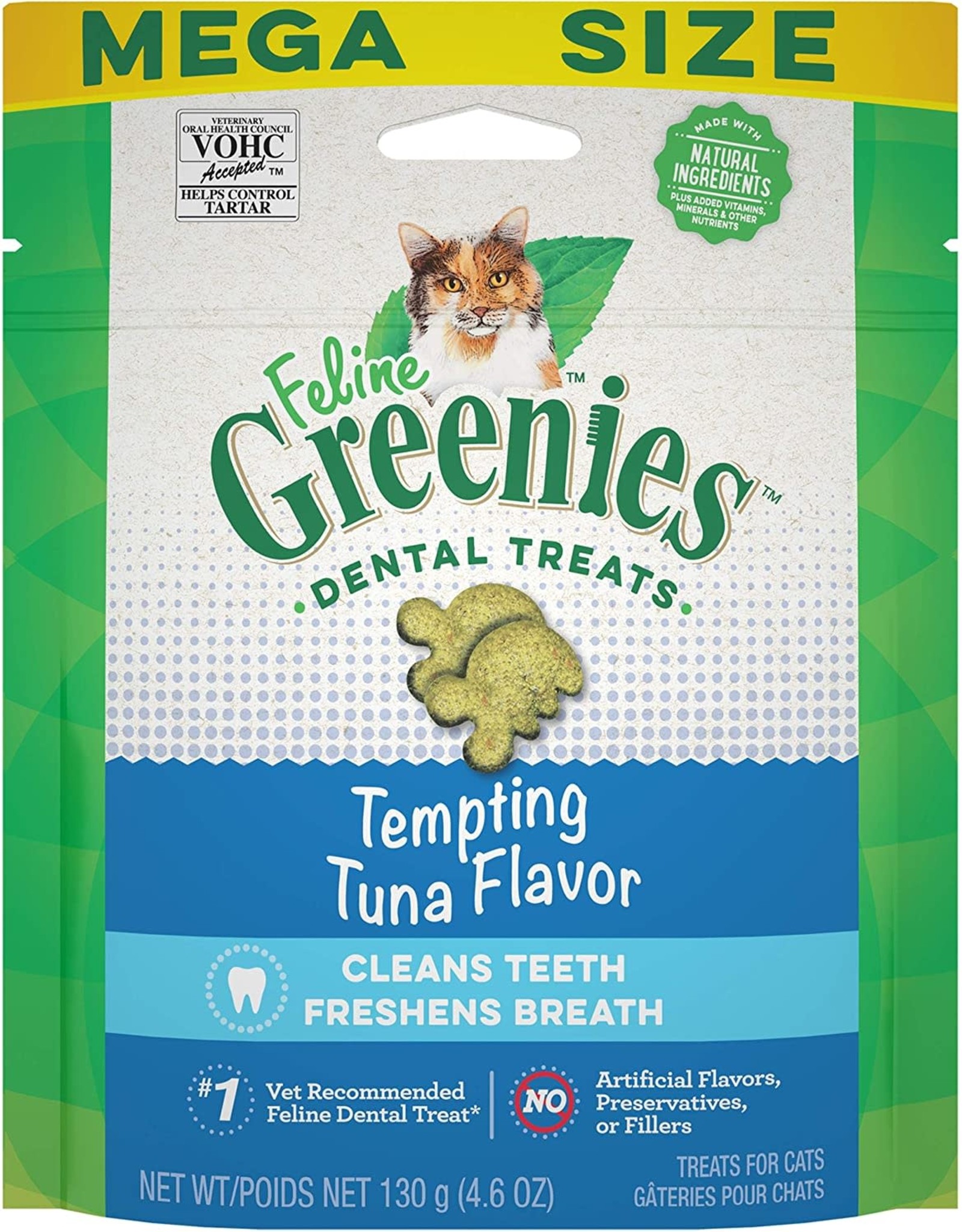 MARS PETCARE-GREENIES Greenies CAT Dental TEMPTING TUNA  4.6oz