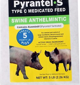 DURVET PYRANTEL S 5# DURVET  Swine Dewormer
