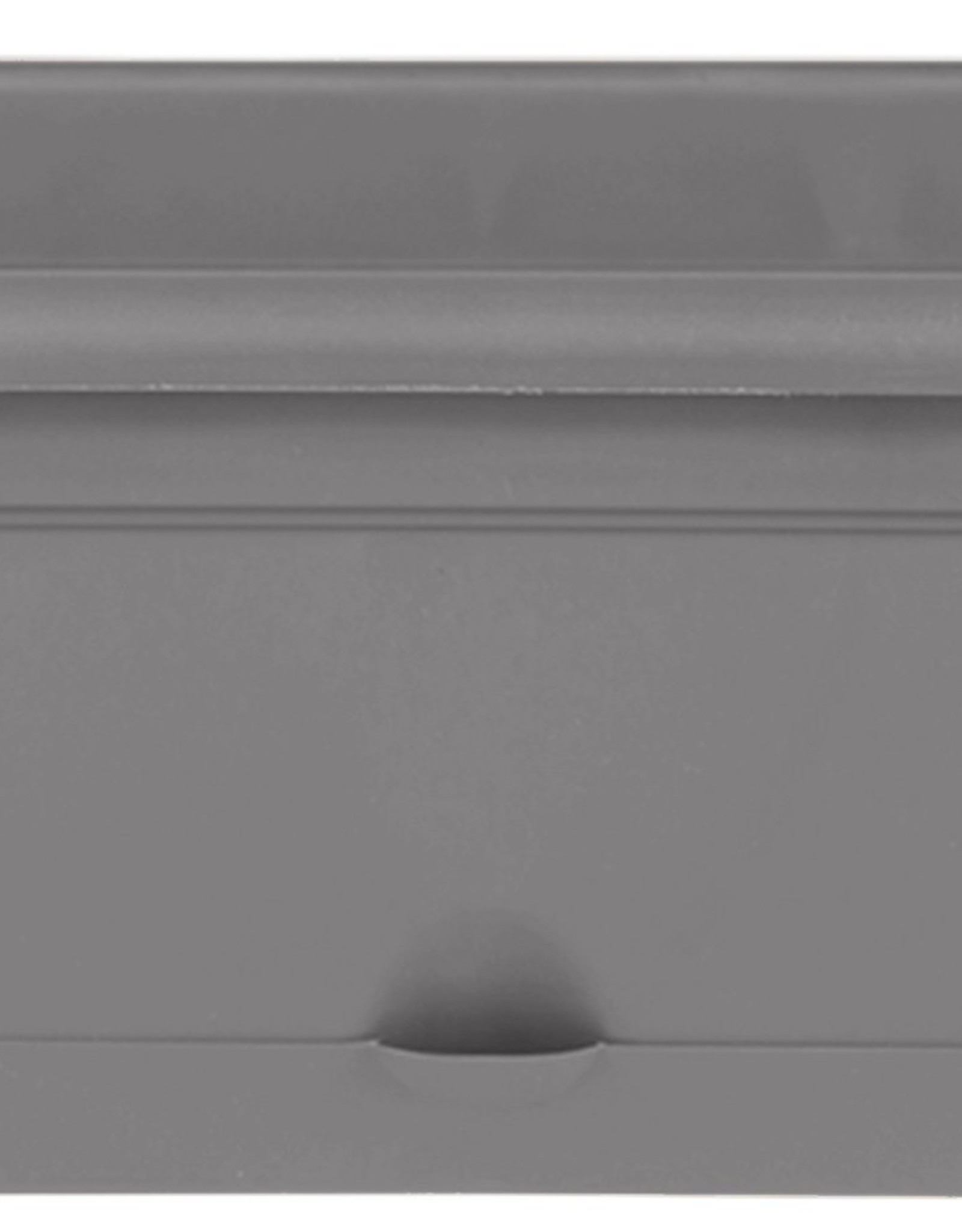Bloem Lucca Window Box Planter Charcoal 18in