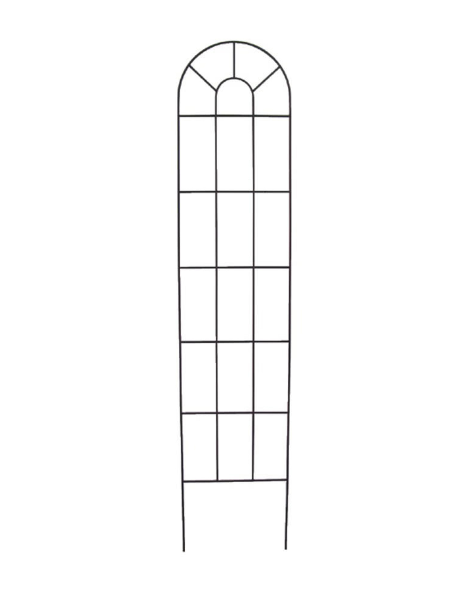 Palladian Trellis, 16" x 72", Black