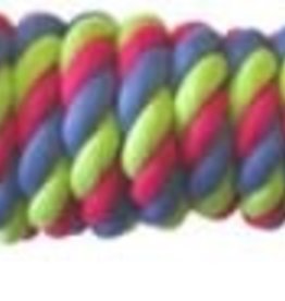LEAD HORSE COTTON BOLT SNAP 3/4" STRIPE PINK CL34B MSHP HAM