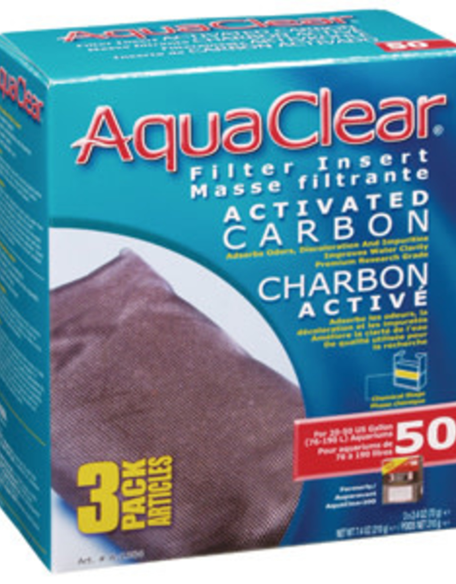 Hagen AquaClear 50 Activated Carbon (3/pack)
