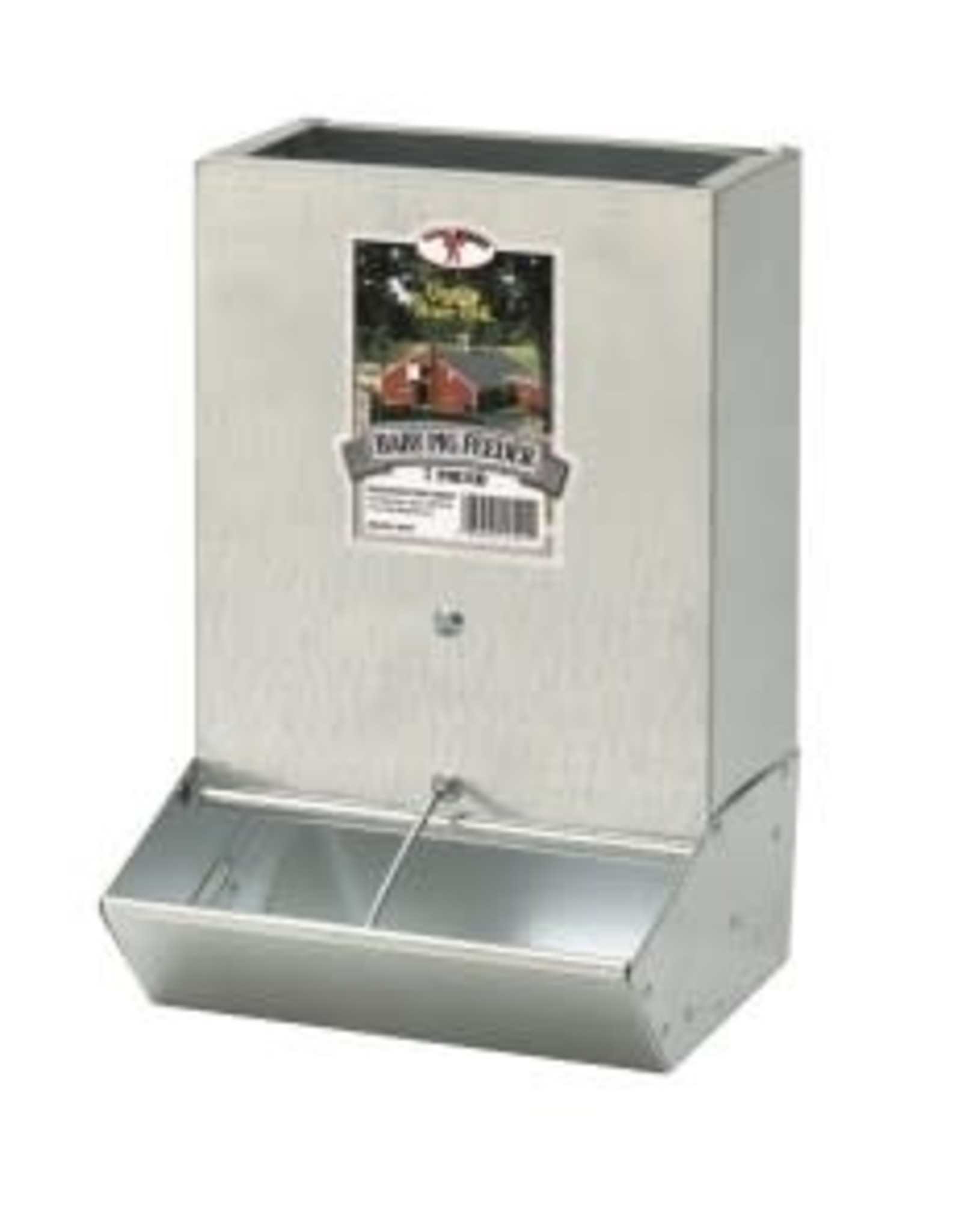 MILLER FEEDER BABY PIG 2-HOLE GALV 7LB BPF2 8/CS MILLER