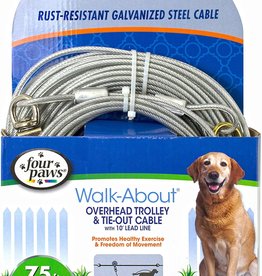FOUR PAWS PET PRODUCTS Four Paws Heavy Weight Dog Run Trolley Cable, 75 ft