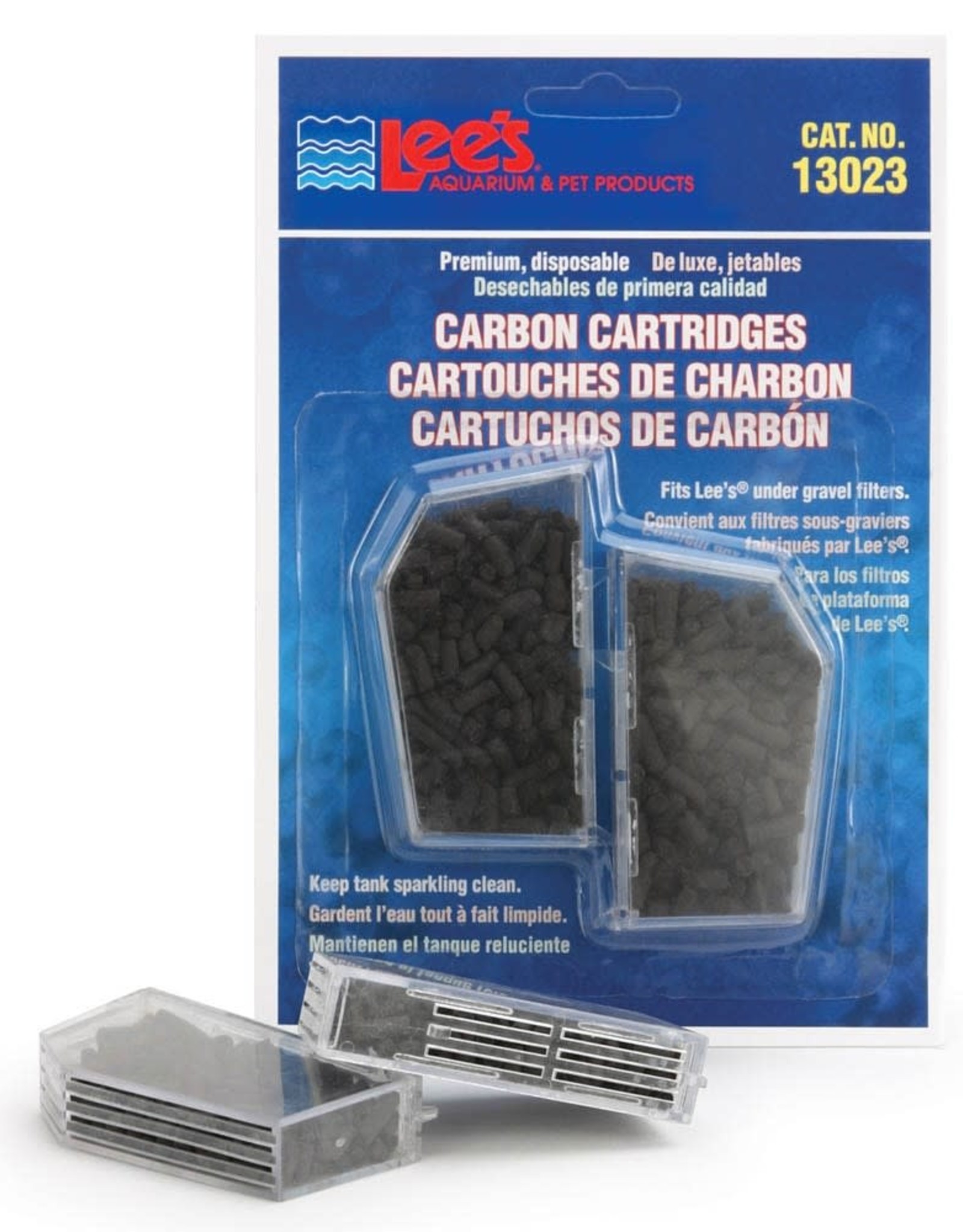 LEES AQUARIUM & PET PRODUCTS LEE CRTRDG CARBON FLAT LG 2CD