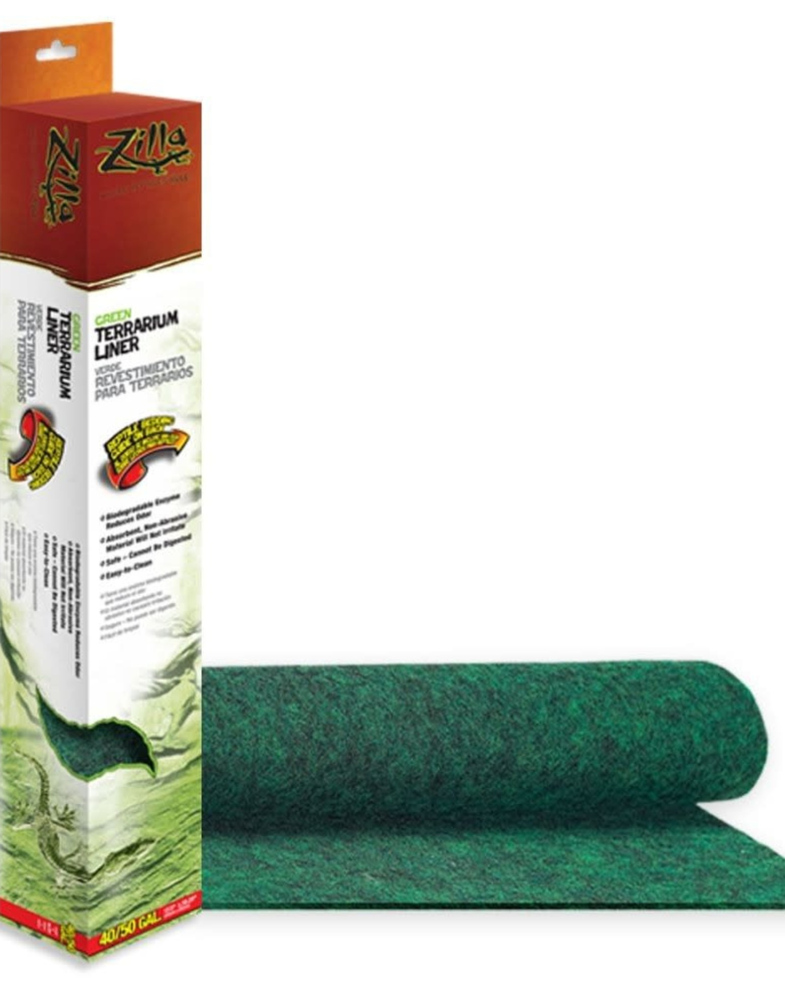 ZILLA Zilla Green Terrarium Liner 40Br/50gal