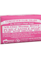 Dr. Bronner's Organic Bar Soap Rose 5oz