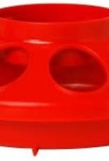 MILLER MFG CO INC FEEDER PLAS ROUND BASE RED 2PC QT 806 12/CS MILLER