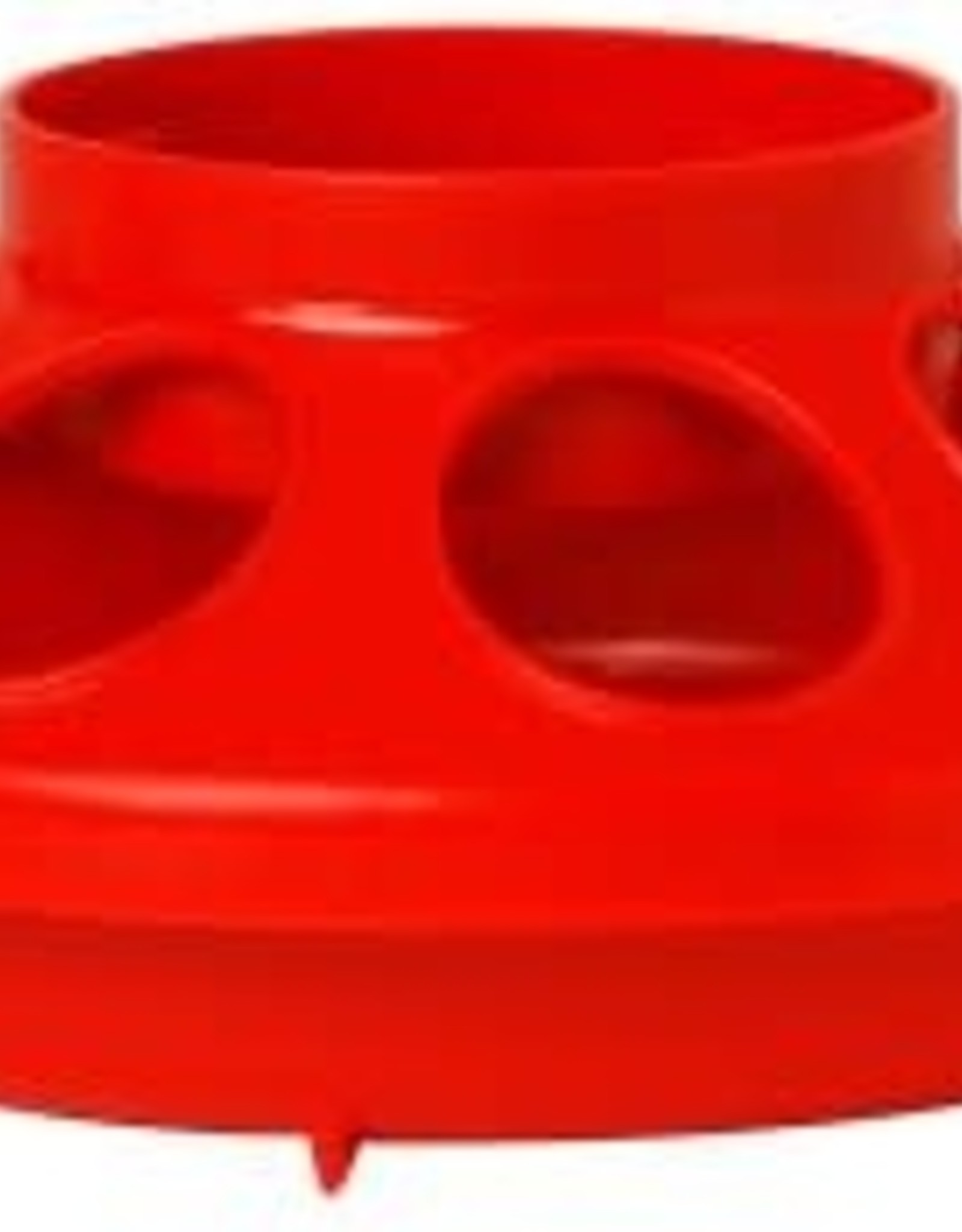 MILLER MFG CO INC FEEDER PLAS ROUND BASE RED 2PC QT 806 12/CS MILLER