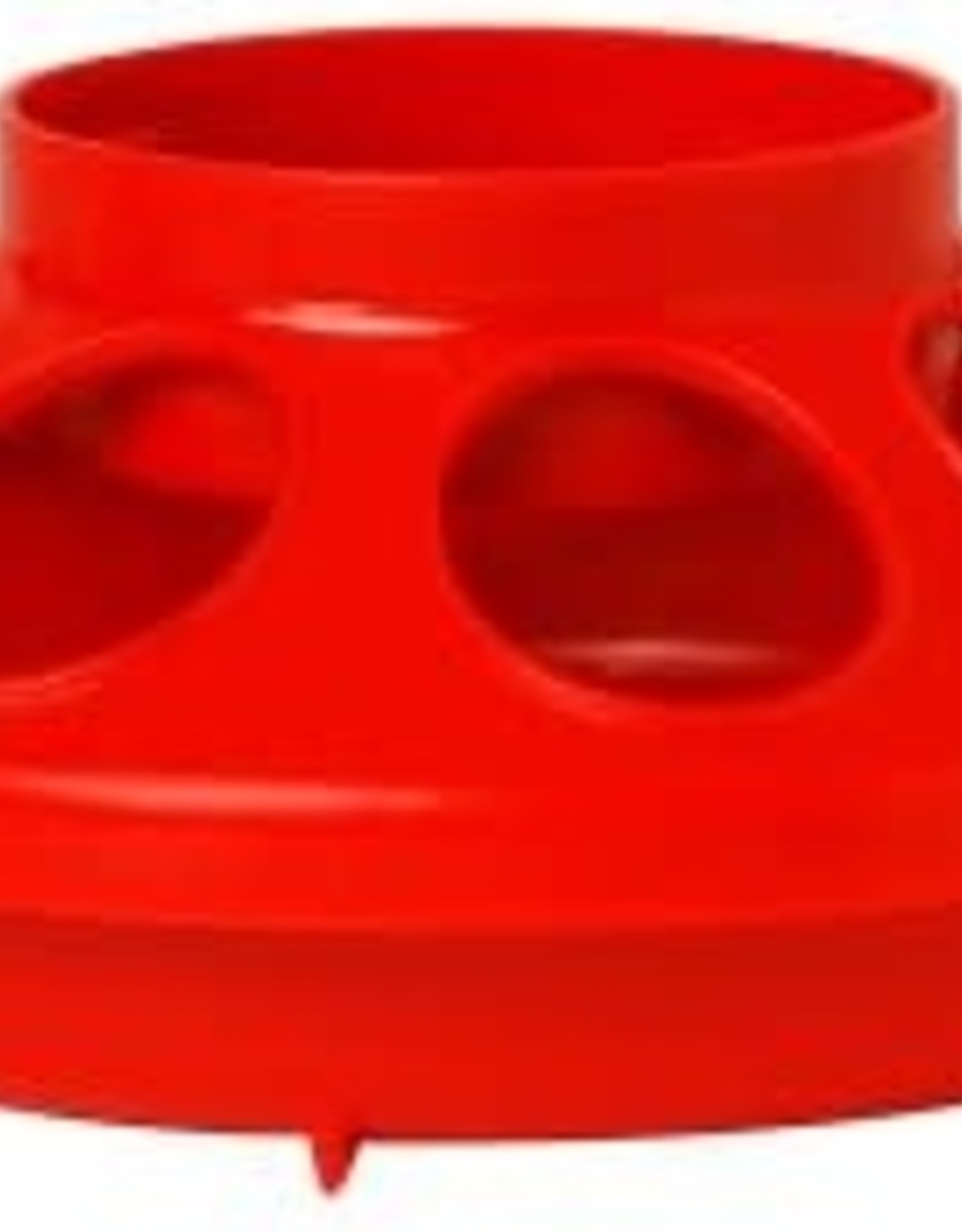 MILLER MFG CO INC FEEDER PLAS ROUND BASE RED 2PC QT 806 12/CS MILLER TOP/BASE