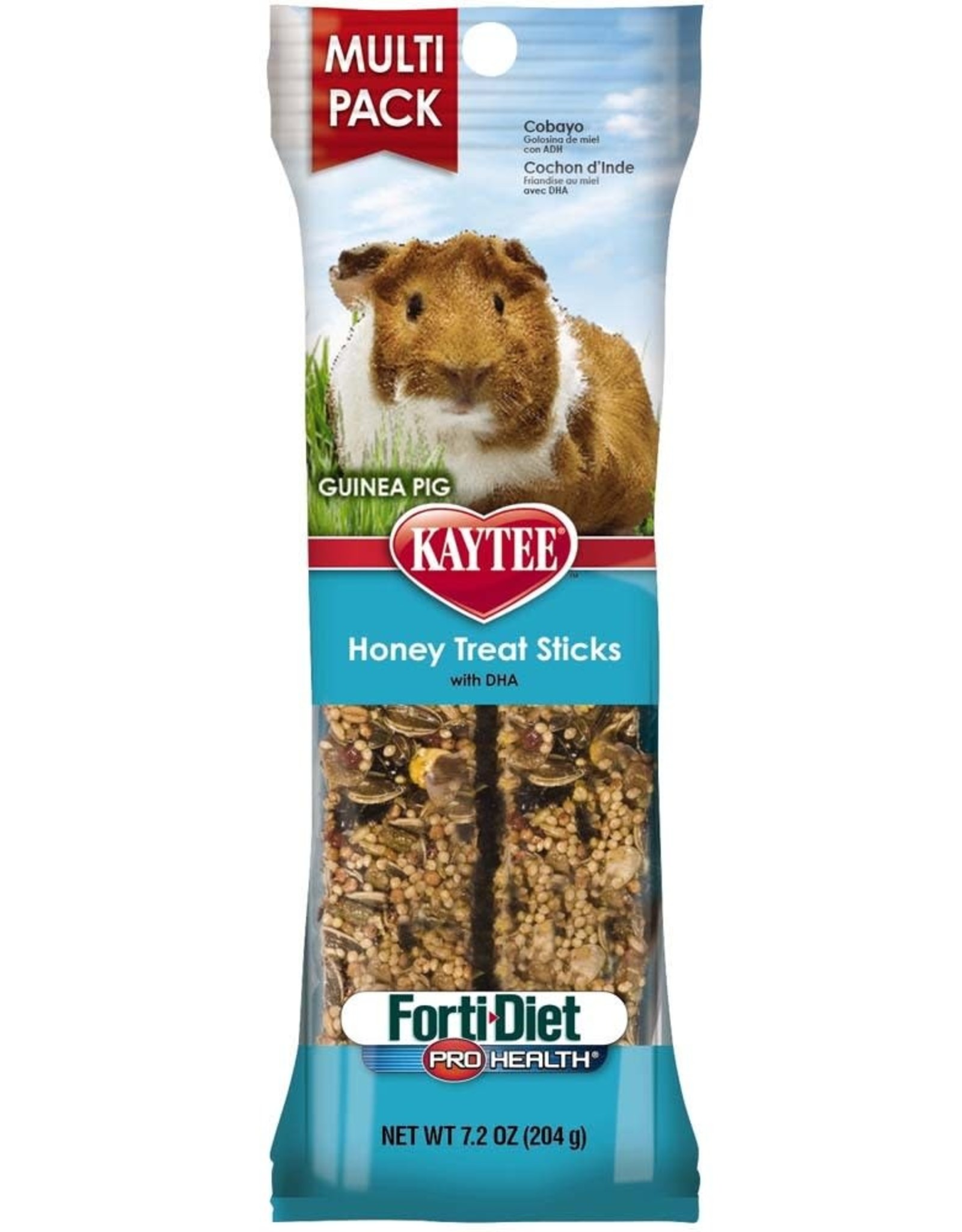 KAYTEE PRODUCTS Kaytee Forti-Diet Pro Health Honey Guinea Pig Treat Stick Value Pack 7.2oz