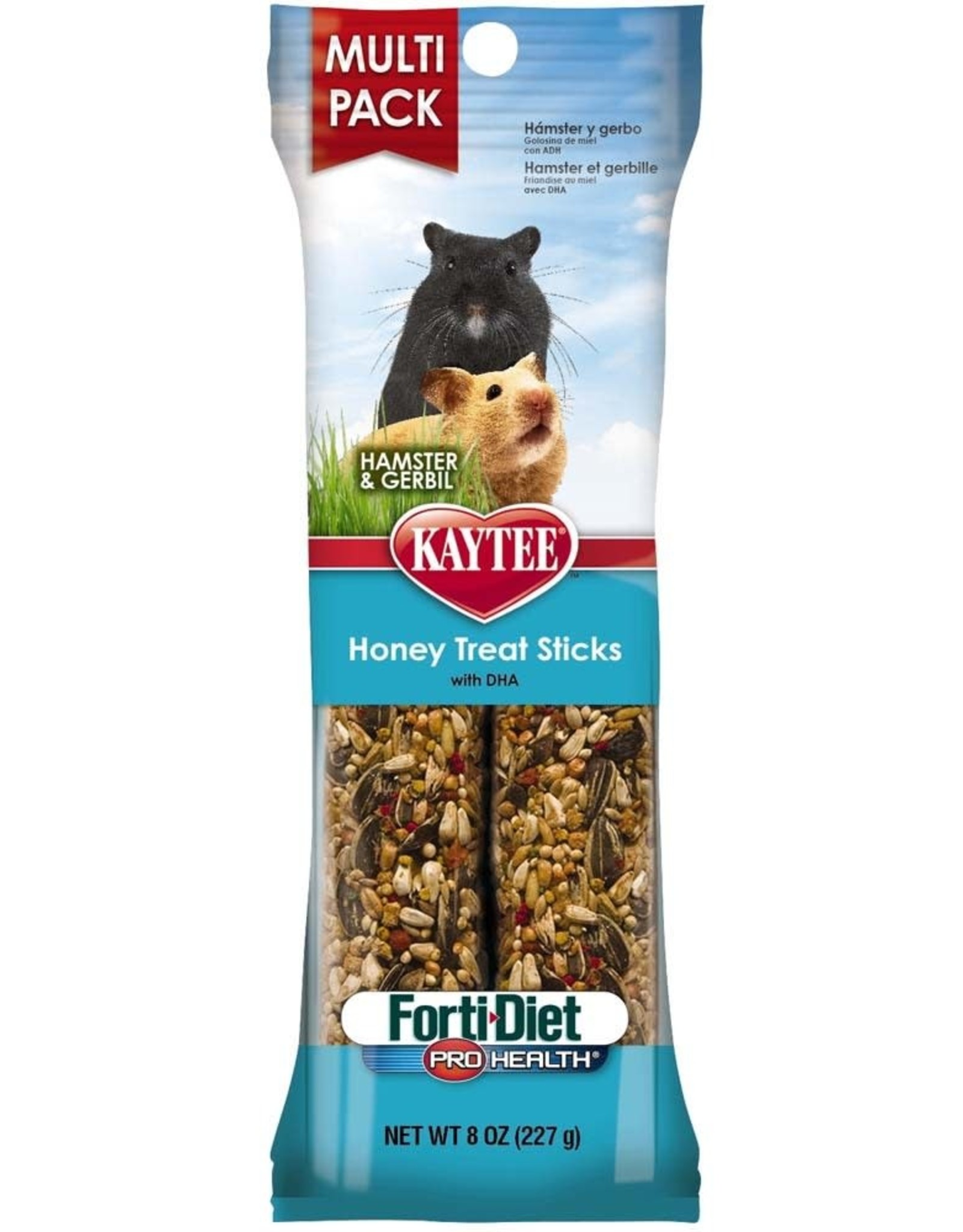 KAYTEE PRODUCTS Kaytee Forti-Diet Pro Health Honey Hamster& Gerbil Treat Stick Value Pack 8oz