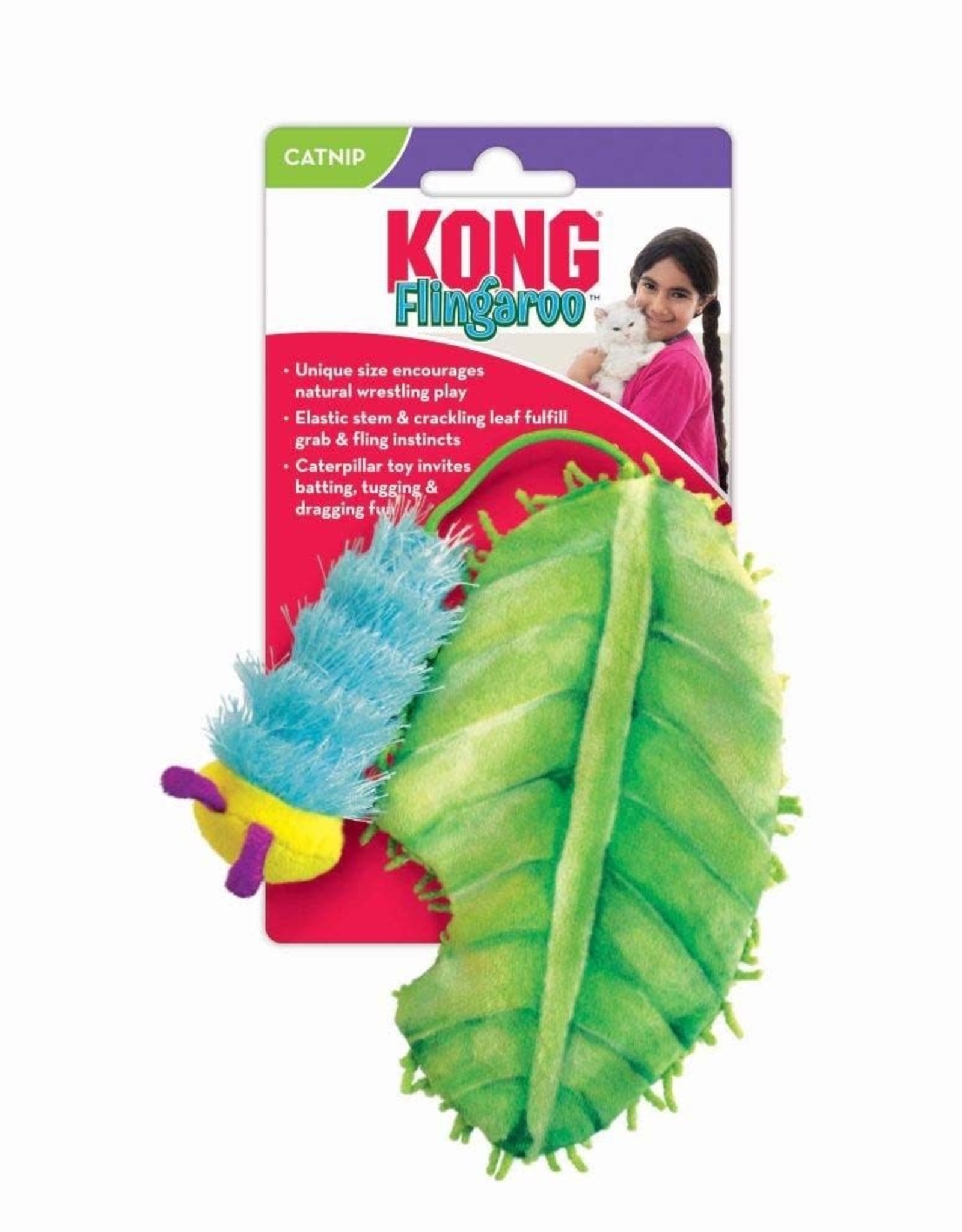 KONG KONG Flingaroo CATerpillar Cat Toy