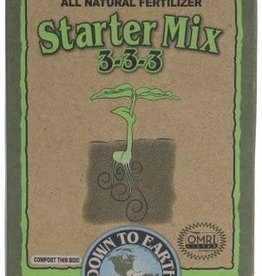 Down To Earth DTE Starter Mix 3-3-3 w/MYCO Mini 1 lb