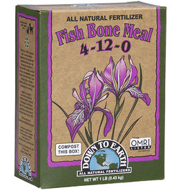 Down To Earth DTE Fish Bone Meal 4-12-0 Mini  - 1 lb