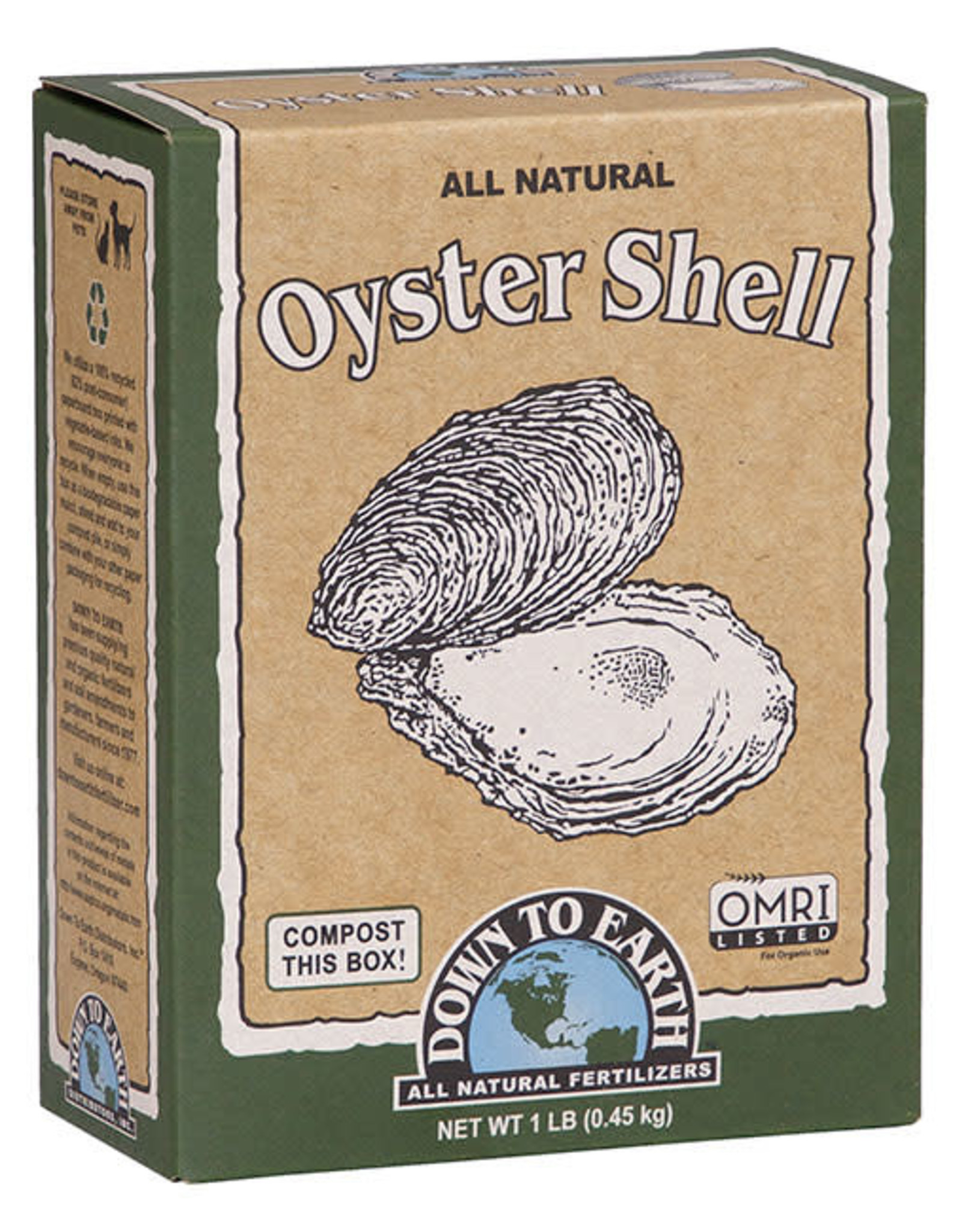 Down To Earth DTE Oyster Shell  Mini- 1lb