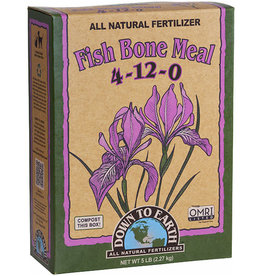 Down To Earth DTE Fish Bone Meal 4-12-0 5Lb *Omri*