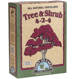 Down To Earth DTE Tree and Shrub Mix 4-2-4 w/Mycorrhizal 5 lb
